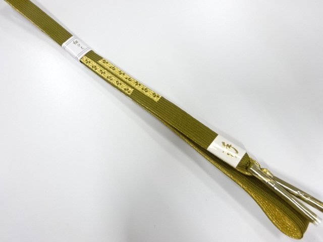 JAPANESE KIMONO / UNUSED KOREI HAND-TIED OBIJIME